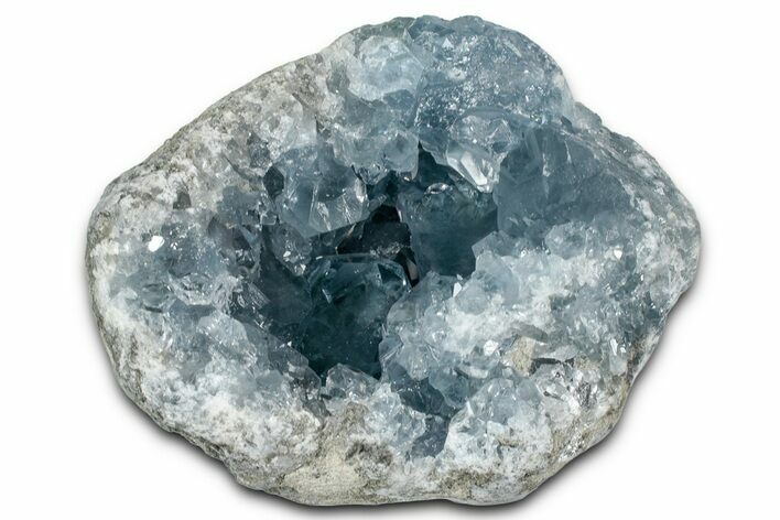 Sparkling Celestine (Celestite) Crystal Cluster - Madagascar #354626